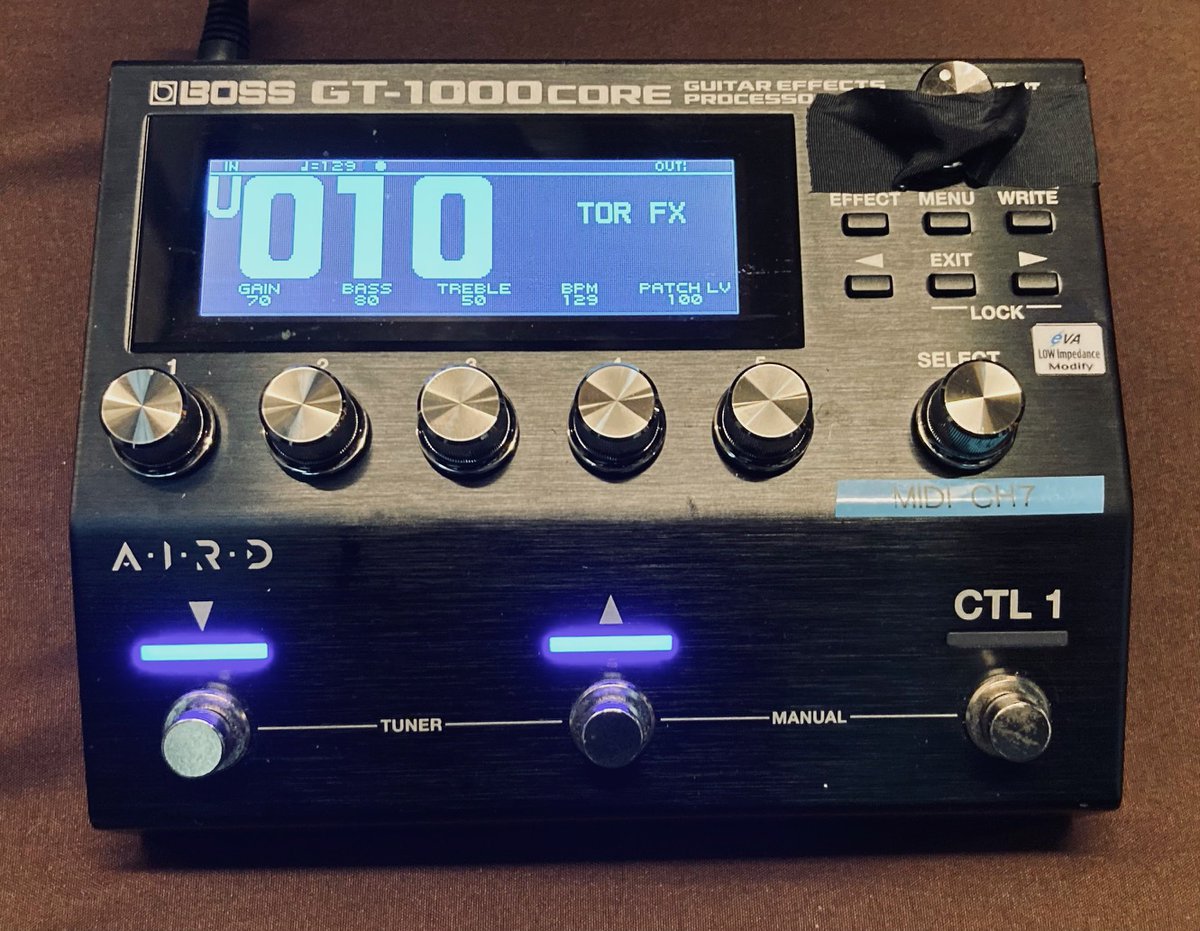 年明けからインピーダンスMOD依頼が増えております。BOSS GT-1000CORE