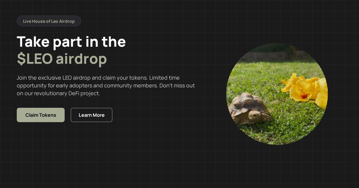 LucasGraham's tweet photo. DROPS ALERT: $LEO is now live!
This is exclusively for community members.
Hurry, it's first-come, first-served—don't miss out!

https://t.co/75bCuhbaO5 https://t.co/t69bKa0KBr