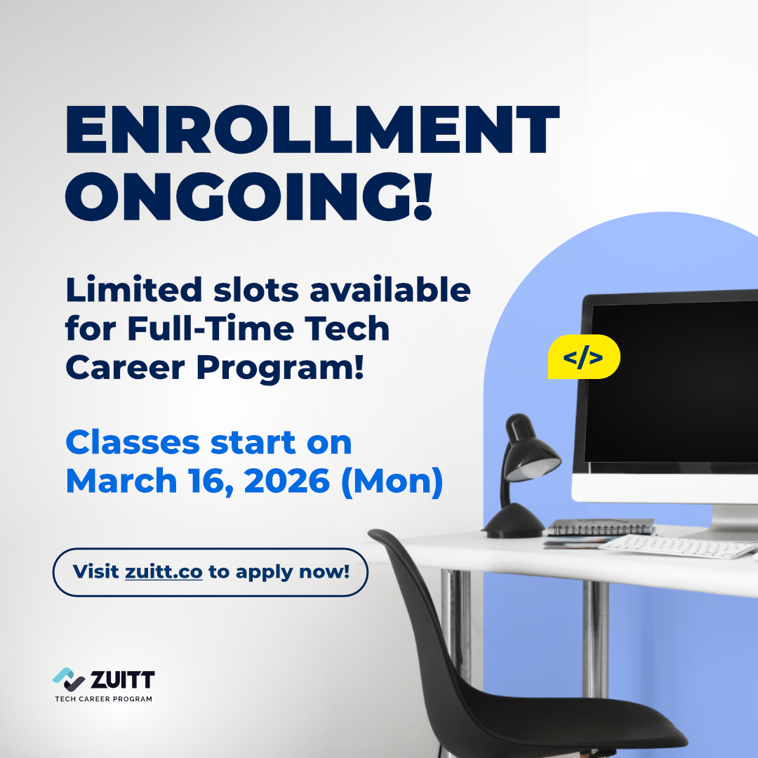 zuittco's tweet photo. Still troubleshooting solo in 2026? 🛑

Live Instruction > Pre-recorded Videos:  Get your questions answered in real-time by actual humans. 🗣️💻

🔗 Join a free live consultation to know more: https://t.co/DQFbrsdcGQ

#Zuitt #RealTimeLearning #WebDevelopment #LearnToCode #tech https://t.co/j21Y5e51gn