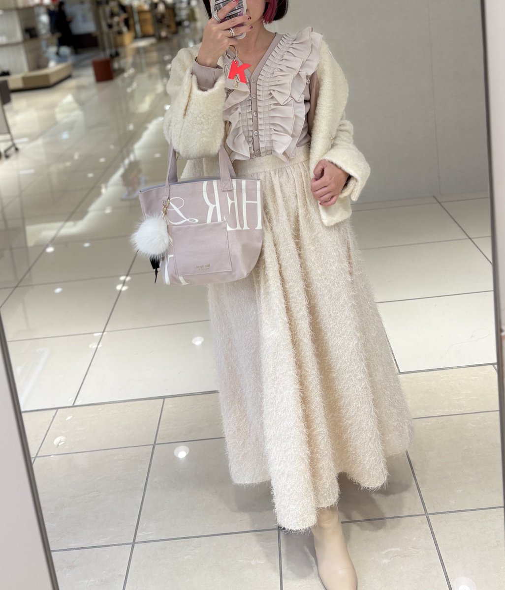 トップス Her lip tp Ruffle Pleated Knit Cardigan スーパーSALE herlipto Ruffle Pleated Knit Cardigan M 【公式通販】