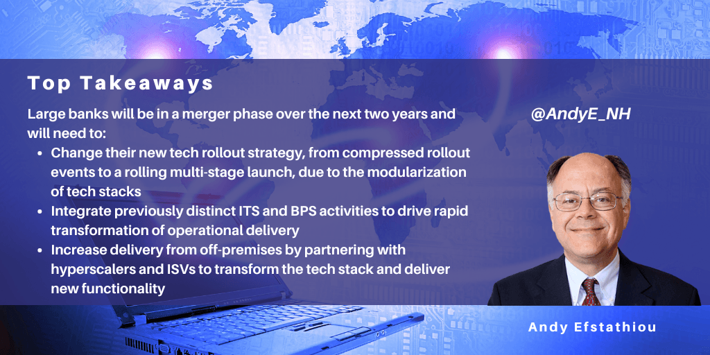 .<a href="/AndyE_NH/">Andrew Efstathiou</a> has published a new <a href="/NHInsight/">NelsonHall</a> blog post: 'Banks Entering Merger Phase Driven by Technology Transformation' – sowo.kr/XdTuDxCR

#Banking #BFSI #AI #ITS #BPS