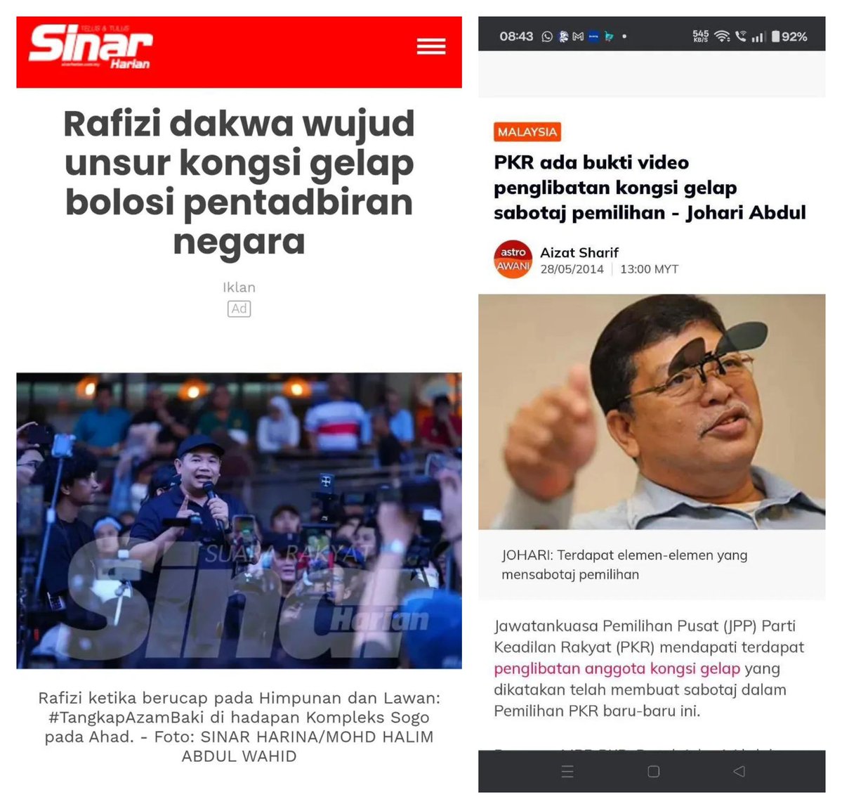 Masalahnya, watak2 ni pernah dikait dengan parti PN, BN, dan PH. Kalau dia ada kat semua parti, maksudnya memang sistem kat negara ni dah corrupted.
threads.com/@malaysiamadan…