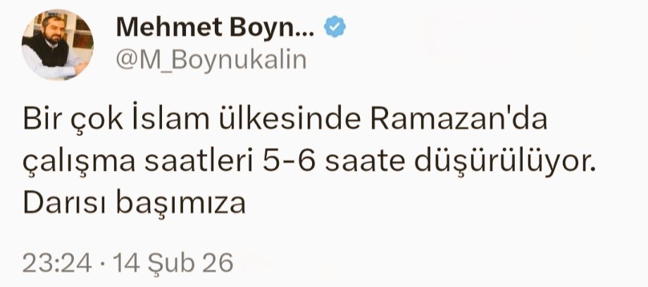 yaklaşık 40 yıldır oruç tutuyorum,
ama böyle dertlerim olmadı hiç. oruç tutan bir kesimde neden sürekli şımartılmak isteği var? az çalışalım, sokakta kimse yemek yemesin vs. yalnız allah rızası için oruç tutup, mükâfatını yalnız allah'tan beklemek çok mu zor hakikaten?