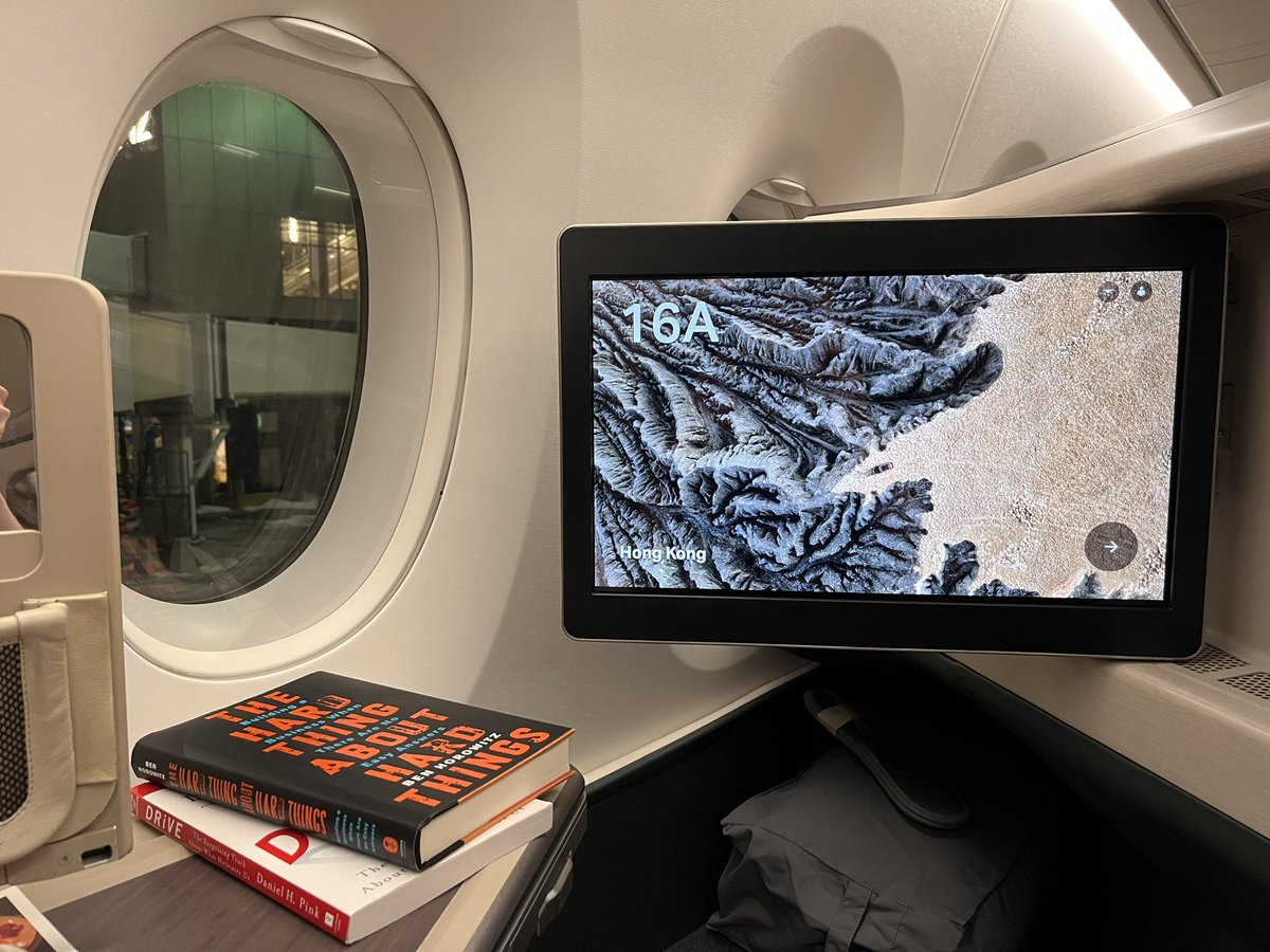 First time with Cathay Pacific :)