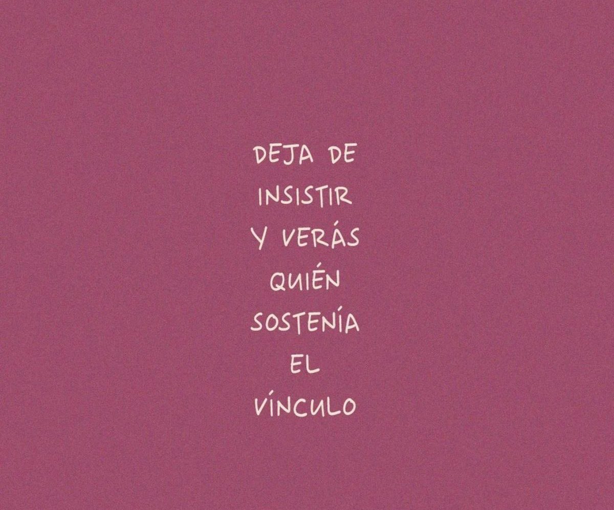 Ya Quiero dar por finalizada 
Mi etapa que Hacer tanto por todos 
Y de sostener vínculos 
Ya me aburrí de todo 😮‍💨
Un tiempo para mí es todo lo que necesito.
