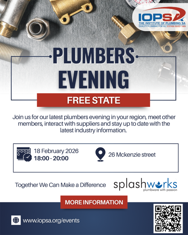 plumbingonline's tweet image. Join @IOPSAonline for their latest #PlumbingEvening in the Free State region to meet other members, interact with #Suppliers and stay up-to-date with the latest #IndustryInformation.

plumbingafrica.co.za/iopsa-free-sta…

#PlumbingAfrica #IOPSA #InstituteofPlumbingSouthAfrica #IOPSAFreeState