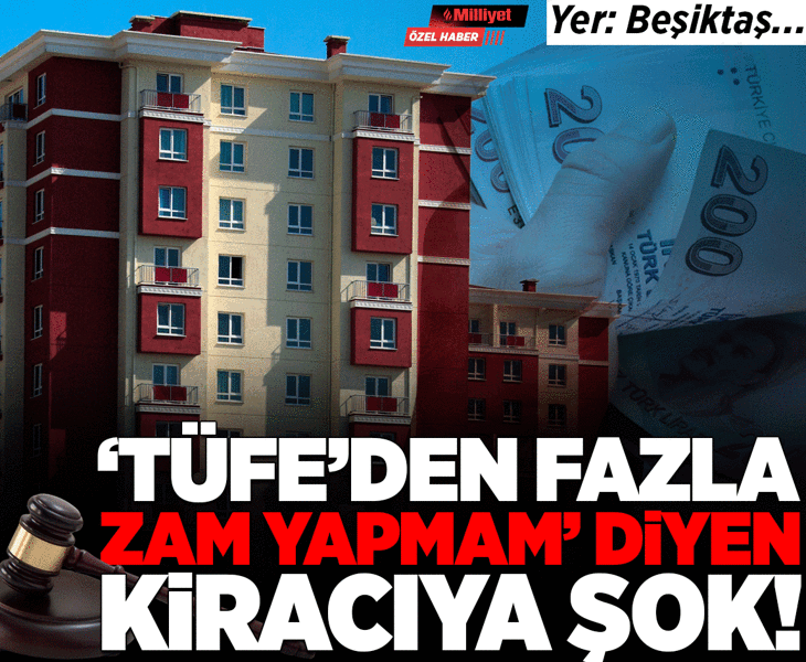 📍 Beşiktaş'taki evinden 14.750 TL kira geliri elde eden bir kişi, Kartal’de kiraladığı dairesine 60.000 TL ödediği için kiracısından zam istedi. Kiracı 'TEFE-TÜFE’den fazla artış yapmam' deyince taraflar davalık oldu.

➡️ Mahkeme, kiracının evden tahliye edilmesine karar verdi.