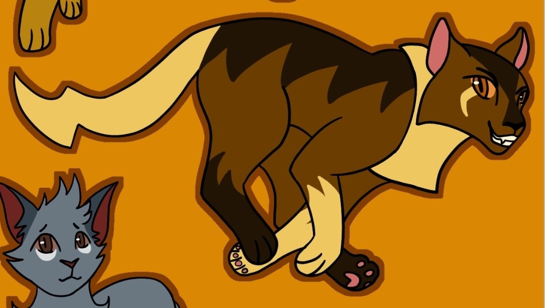 pretty much finished and posting tomorrow in the mean time can anyone guess which td character this kitty is?
