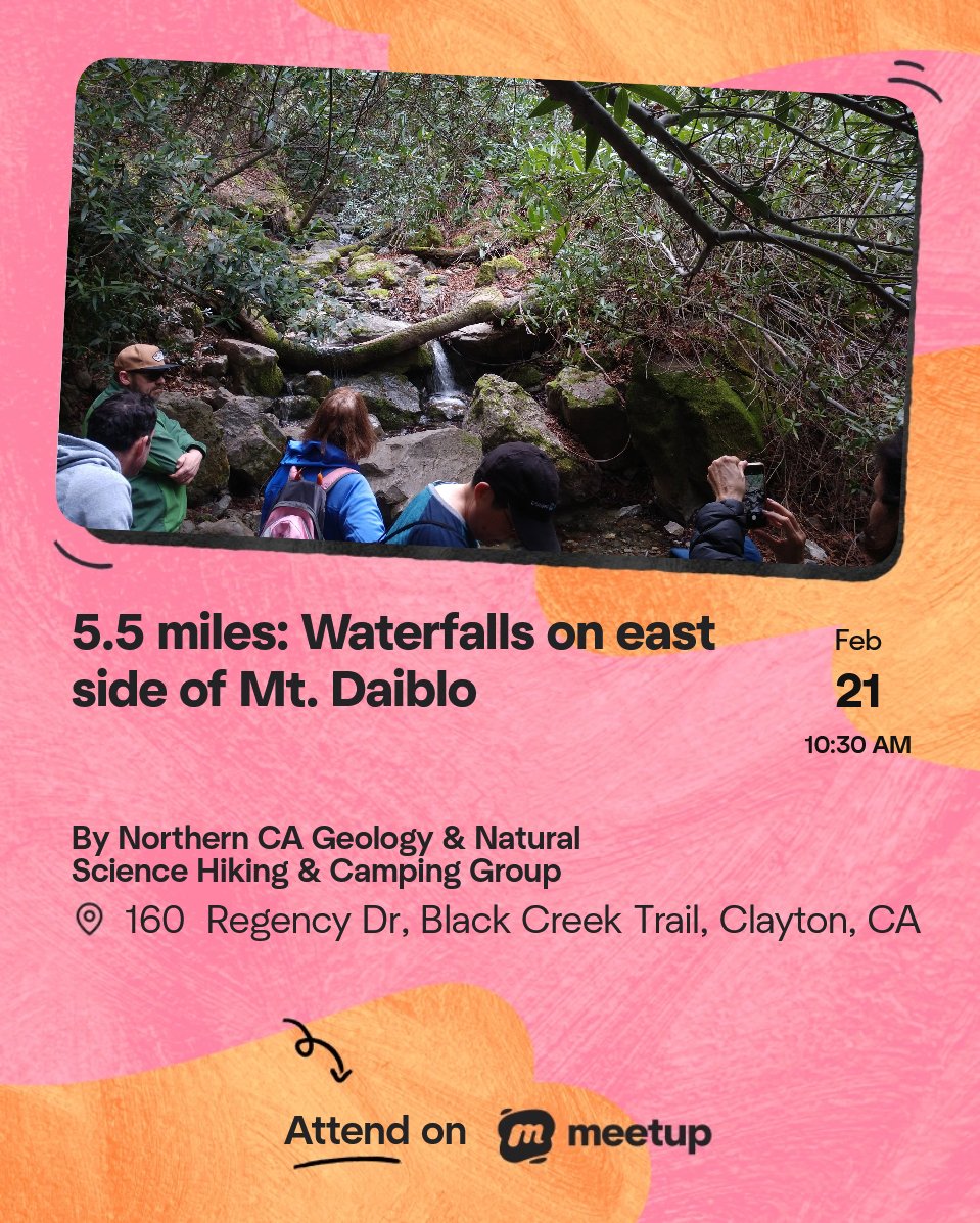 leetramp's tweet photo. Join us for a waterfall hike on the east side of Mt. Diablo. 
#geohikes
https://t.co/voemX4WDr9 https://t.co/pPCQhDZUTM