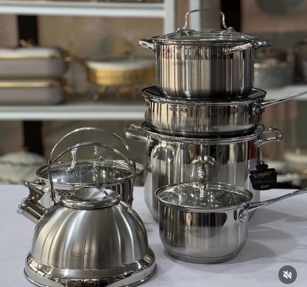 JenieCollection's tweet image. Quality stainless cookware🔥

E no dey burn food

🏷️115,000