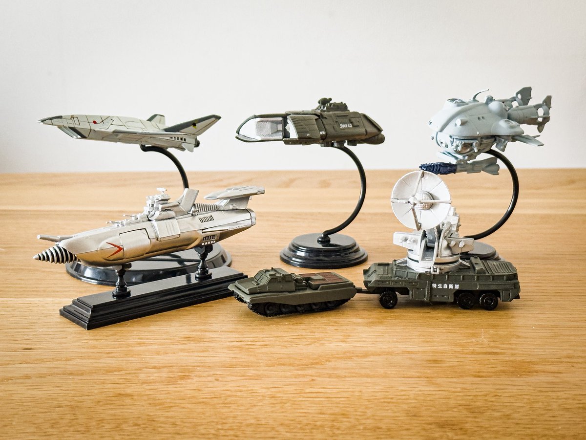 東宝マシンクロニクル2 ③ 5種勢揃い！小さいながらも圧巻です