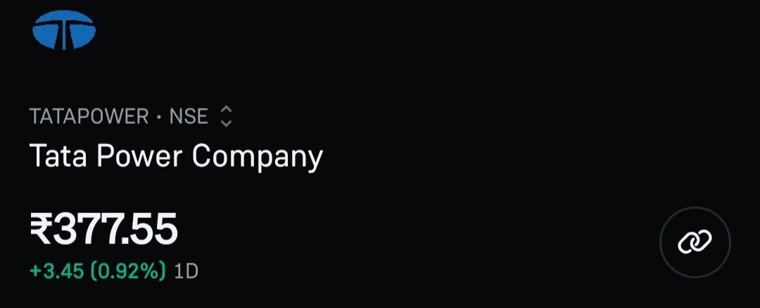 #TATAPOWER 344-345 << 378++🚀🚀

MADE LOW - 342⬇️

DAY HIGH - 378🔥🔥