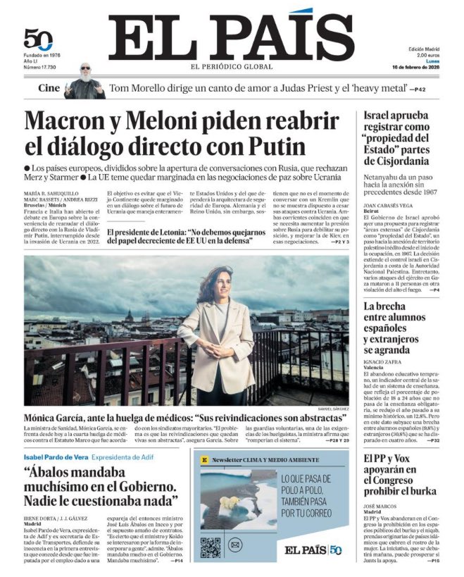 1️⃣Abolición de las guardias de 24 h y de 17 h

2️⃣Jornada semanal de 35 h

3️⃣Descanso semanal de 48 h

4️⃣Hora extraordinaria pagada mejor que la hora ordinaria

5️⃣Clasificación profesional acorde a formación y responsabilidad

🤥Mónica García: “Sus reivindicaciones son abstractas”
