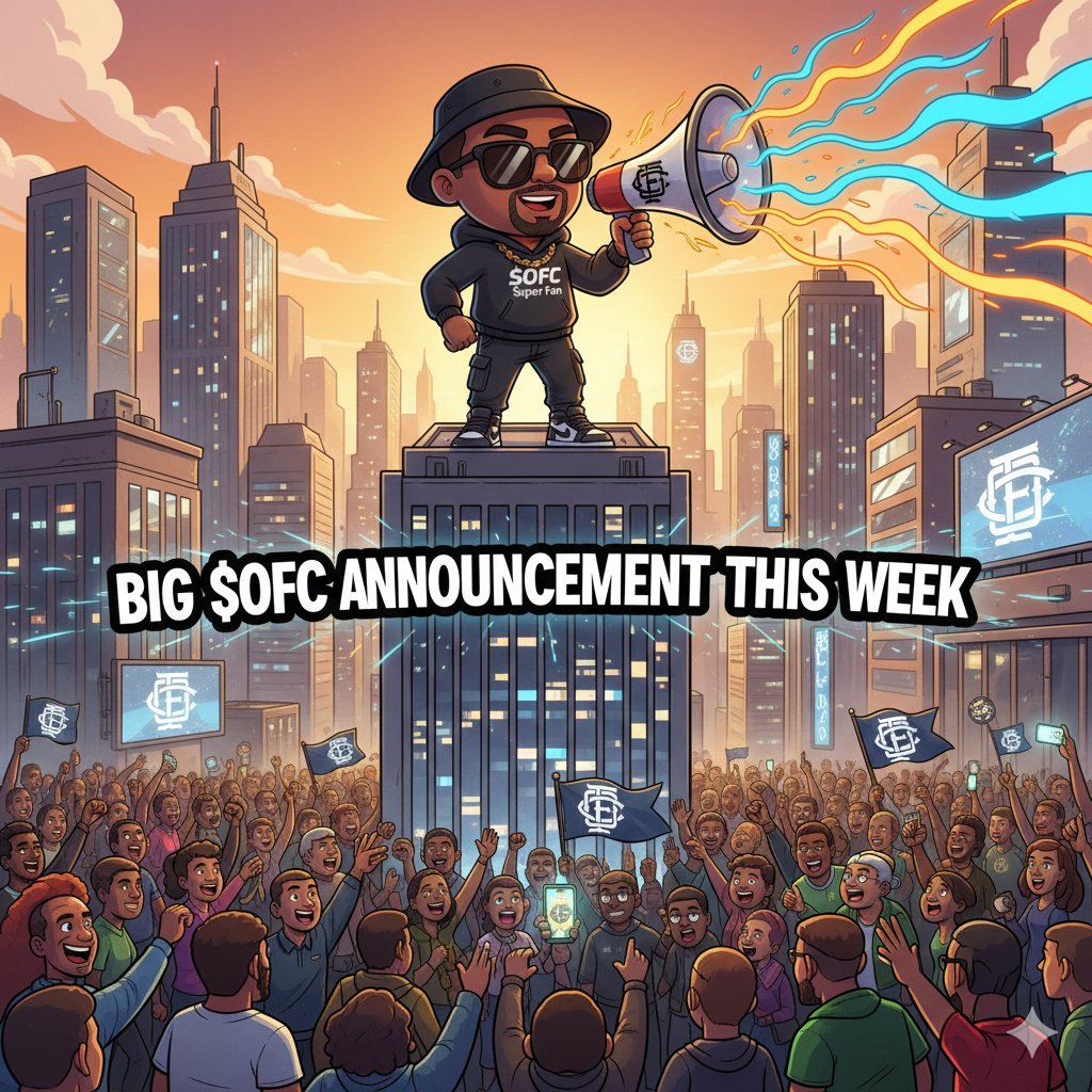 🚨 BIG $OFC ANNOUNCEMENT THIS WEEK 🚨

Something major is about to land and if you’ve been paying attention, you already know $OFC doesn’t do small moves.
This week, OneFootball Club is set to unveil a big announcement that pushes the vision even further. This is not hype for the