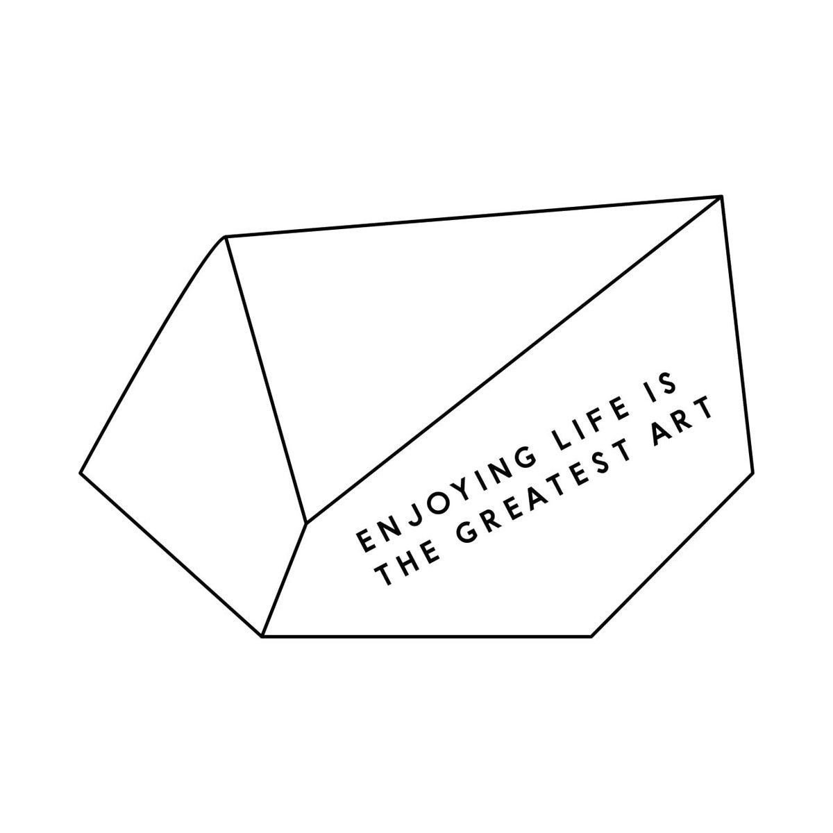 Новый принт для одежды и подарков из коллекции "Геометрия".

"Умение наслаждаться жизнью - это самое великое искусство ".

 #digitalart #афоризмы #принт