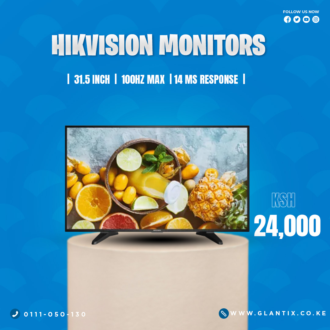 glantixke's tweet image. 🖥️ Hikvision Monitors – Clear Viewing, Reliable Performance
Built for surveillance and everyday use.
Experience sharp visuals and dependable display quality with Hikvision monitors.

#Hikvision #HikvisionMonitor #SecurityMonitor #CCTVDisplay #OfficeSetup #ProfessionalDisplay