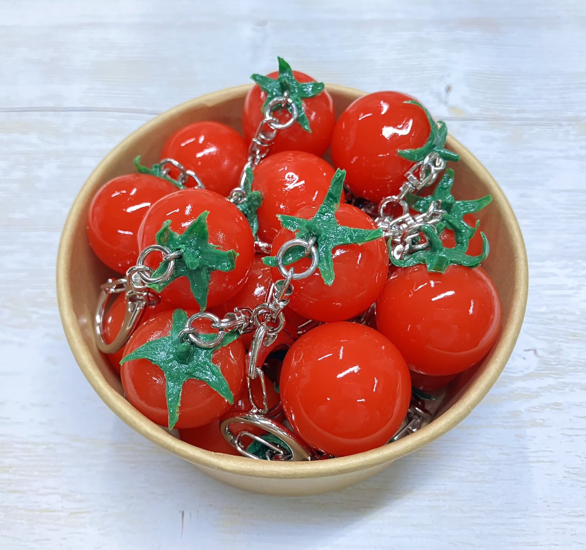 季節外れのミニトマトが たくさん収穫されました🍅 #食品サンプル