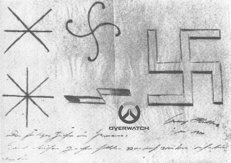 geomaniac_'s tweet image. Fascinating! 😮 Early sketches from Adolf Hitler show off different designs for the Nazi Germany flag! (circa 1938)