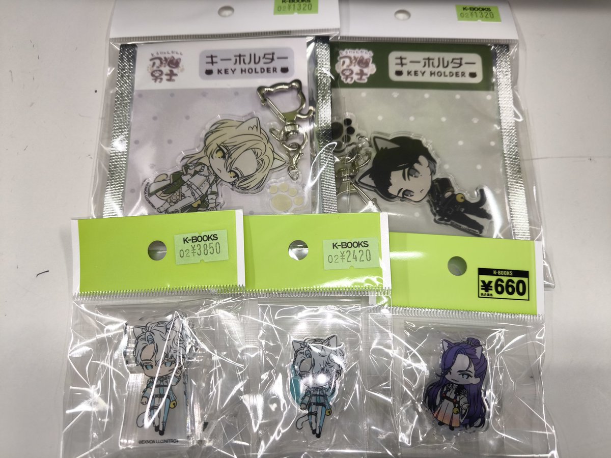 入荷情報】 刀剣乱舞 とうらぶ 刀猫男士 とうにゃん アクリルブロック