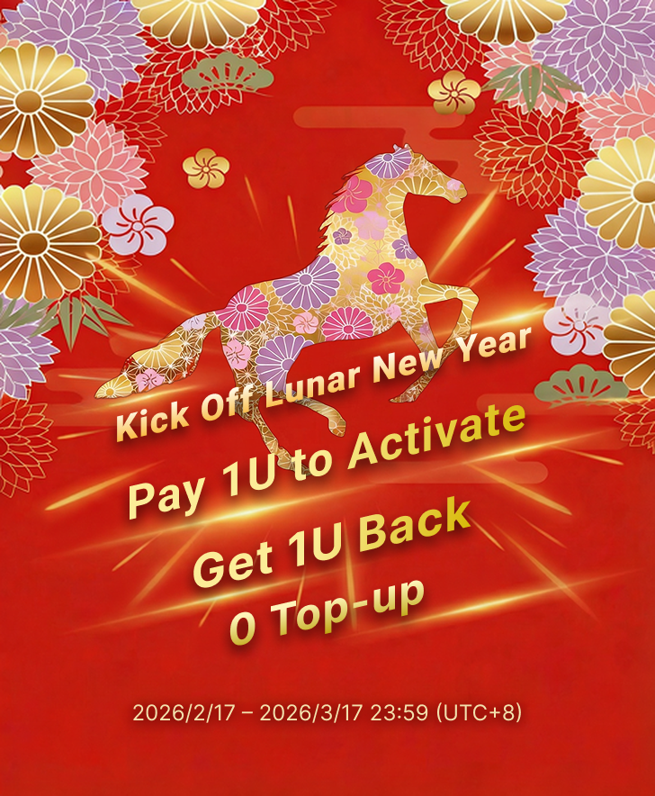 Happy Lunar New Year everyone! 🏮🧧
We’re celebrating the Year of the Horse with our biggest official promo yet 🔥

🎫 Exclusive for New Users
Virtual Card for only 1 USDT | Get 1 USDT back instantly

💸 For All Users
Enjoy 100% FREE card top-up fees
👉 Claim your exclusive UUPAY