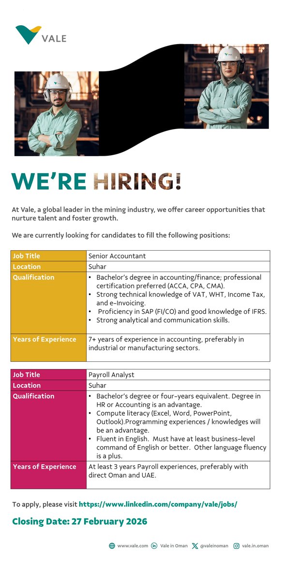 Vale in Oman - فالي في عُمان tweet media