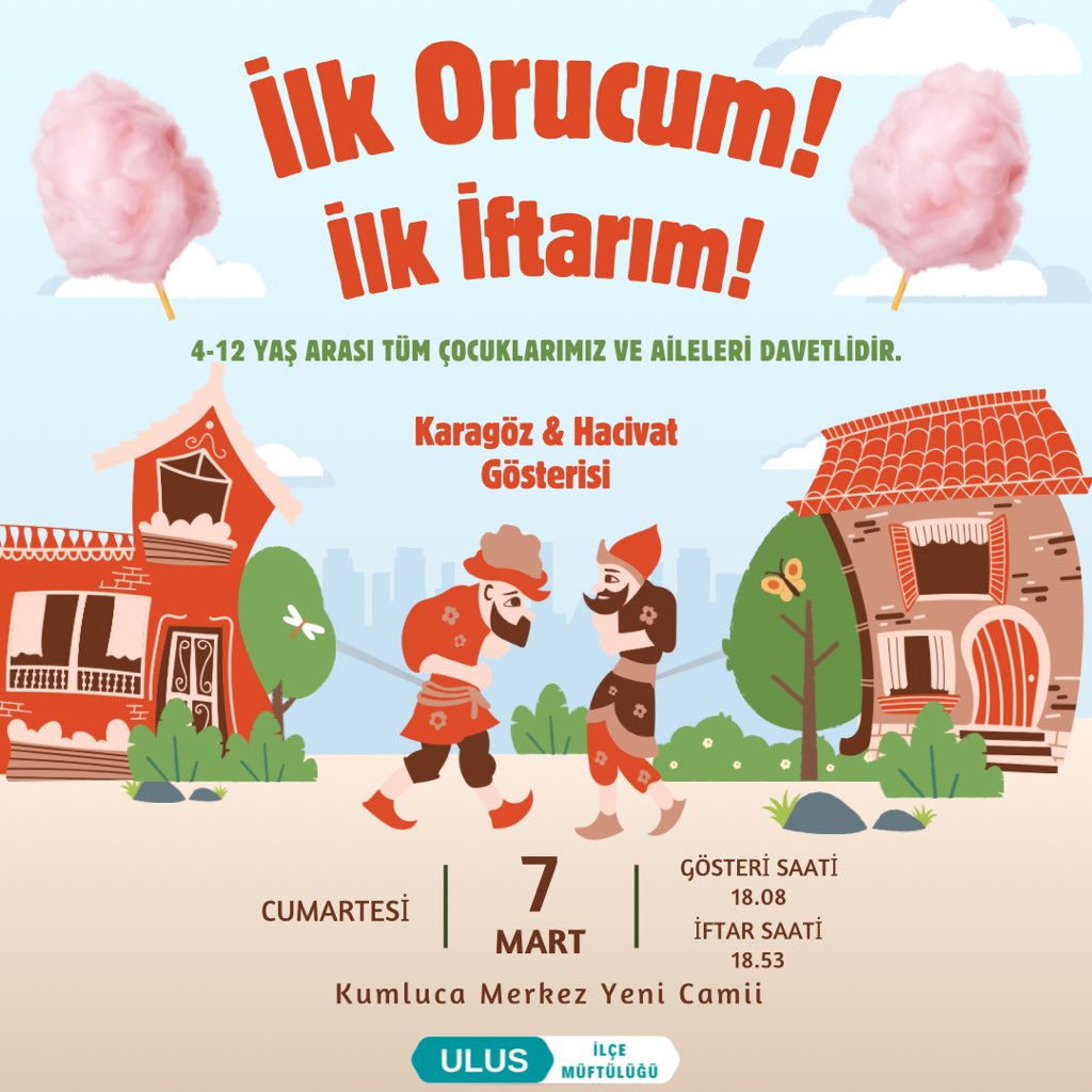 Müjde !!! Geleneksel Çocuk İftarını Kumlucada da Başlatıyoruz.