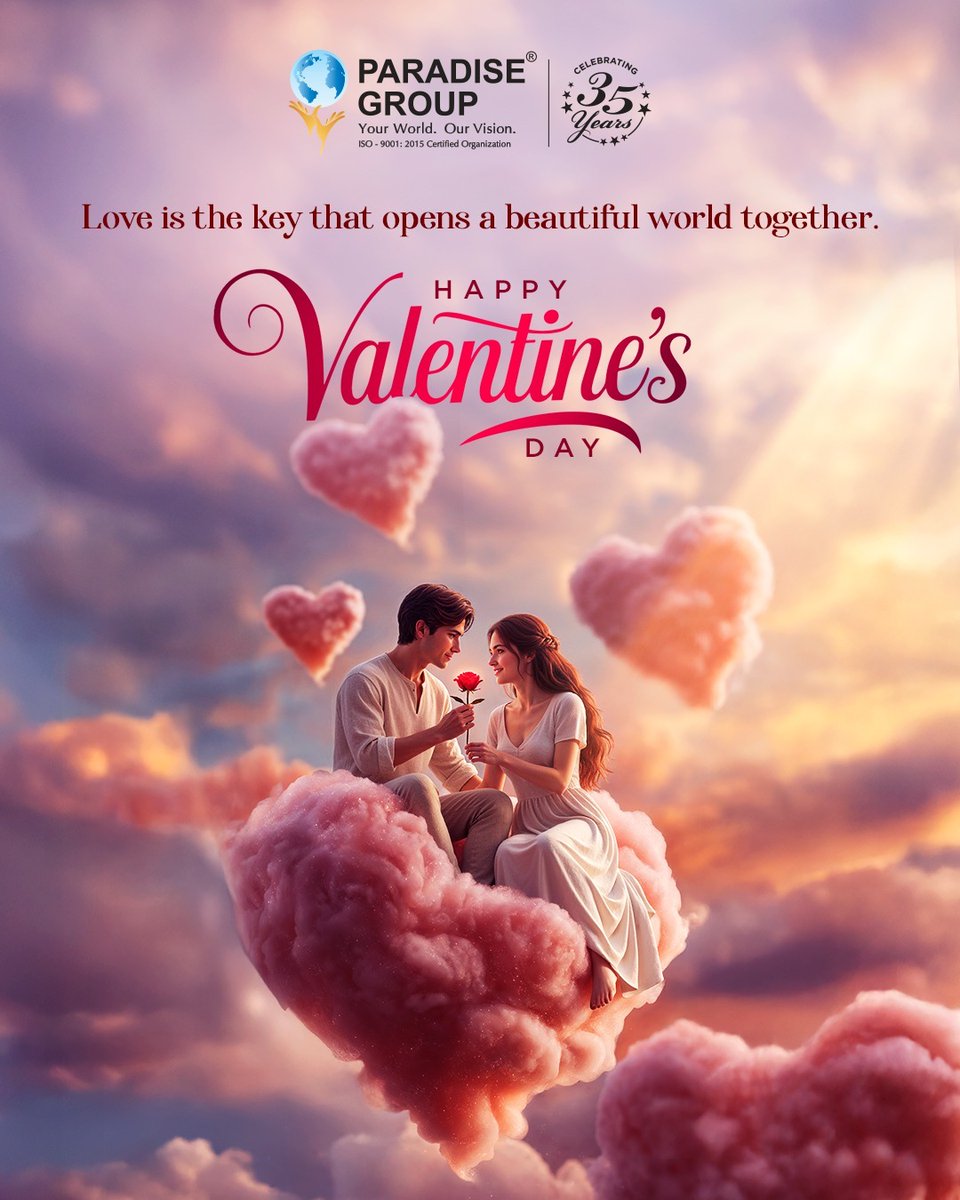 paradisegroupnm's tweet image. Your home is a paradise full of love, where every moment is cherished. This Valentine’s Day, may your heart be filled with warmth, joy, and everlasting affection.

#ValentinesDay #LoveAndWarmth #ParadiseLiving #HomeFullOfLove #CherishedMoments #HeartfeltJoy #EverlastingAffection