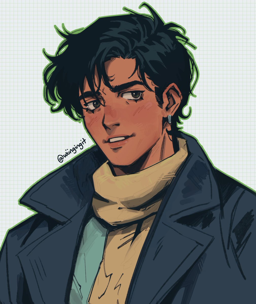 wiingingit's tweet image. art style practice #KyleRayner