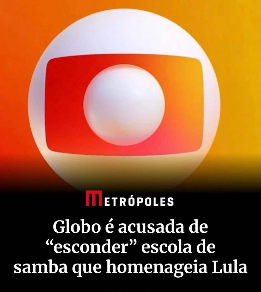 LULA NA SAPUCAÍ 

E a GLOBO não viu... ou não mostrou?