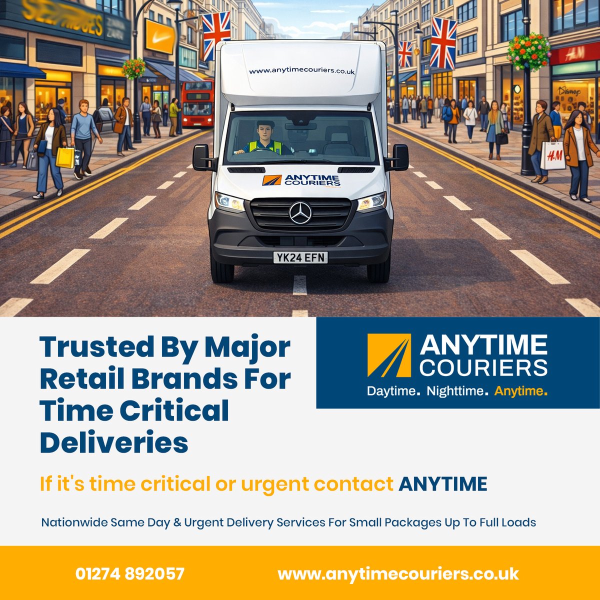 Anytime Couriers tweet media