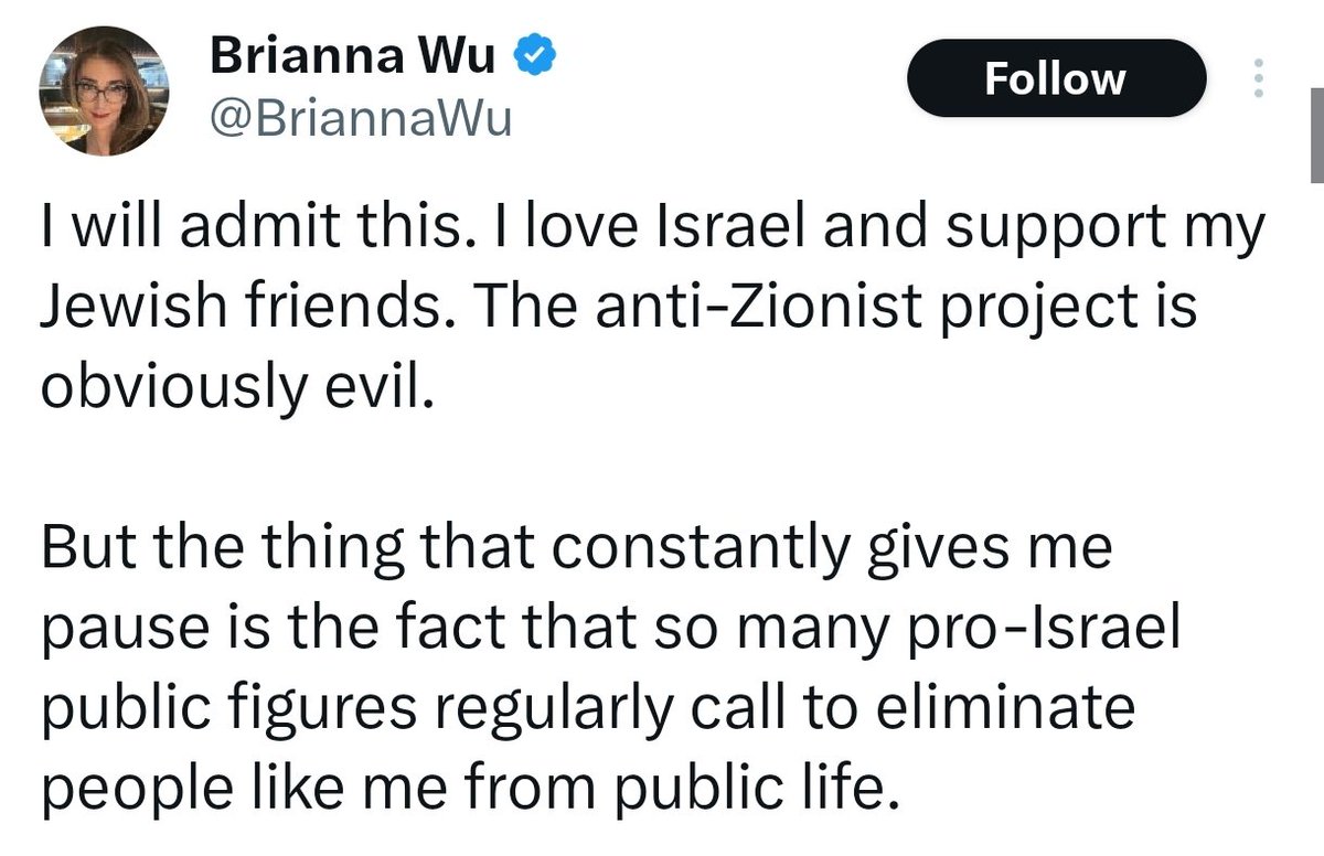 "First they came for the Palestinians, and I did not speak out - 
Because I was not a Palestinian.

Then they came for the transgenders, and I was like - wait I hate Arabs too, I'm a Zionist and I love genocide, don't take me, what are you doing, please no, I'm on your sid--"