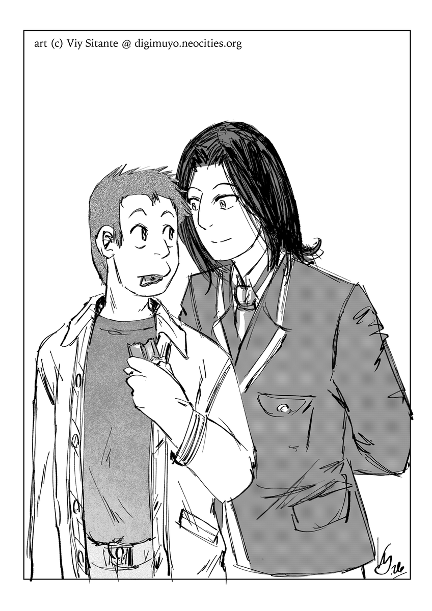 kensamiluv's tweet photo. I woke up with this random Valentine's idea, so I quickly drew it out! I genuinely can't tell what ship order applies here due to the nature of the "story" though, so...I tagged both😅Sorry...
Still hope you enjoy it though!
#digimon #デジモン
#daiken #kendai
#大賢 #賢大 https://t.co/NQq6DrcNNx