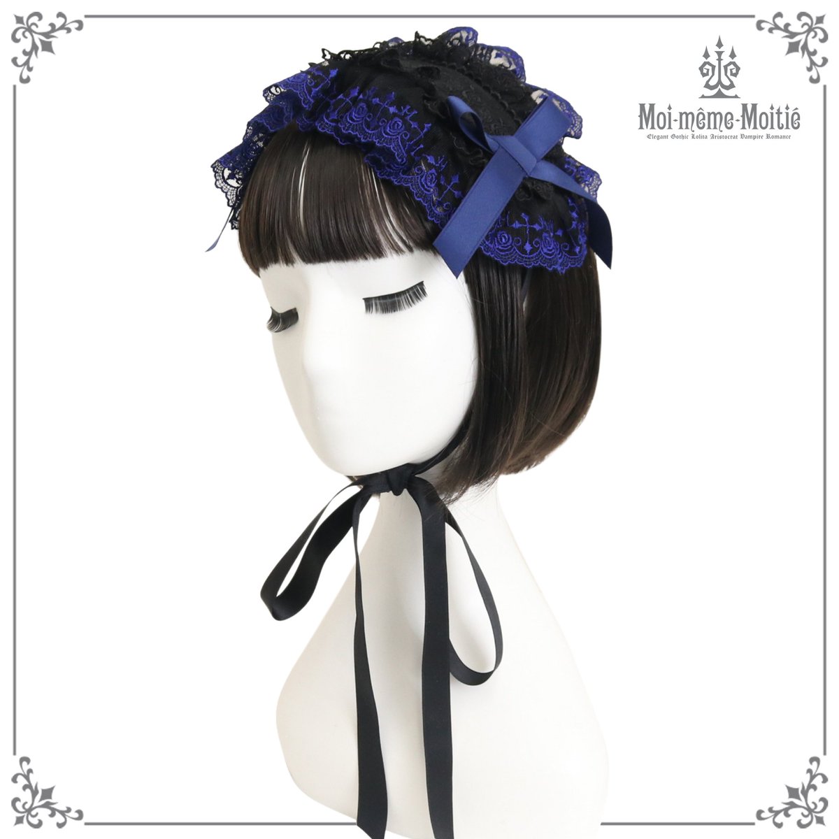 新商品】2/20 18時〜販売開始 Rose fence土台付きヘッドドレス 白、白