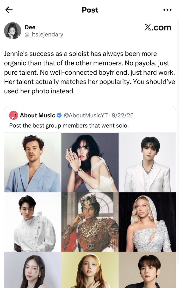 Lilies were talking about the racism Lisa faced, nothing to do with ure fave.

&amp; ure calling Lilies toxic? werent u the one shading Lisa &amp; crediting her rumored rich bf, when its not even confirm to begin with, and the fact that before him shes been successful throught the years.