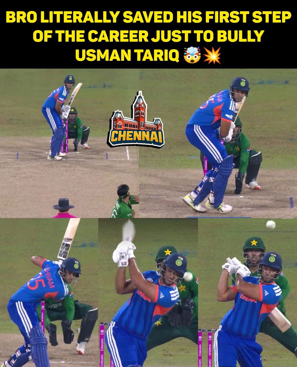 memeschennai's tweet photo. Shivam Dube ๐ฅ
#ShivamDube #AbsoluteUnit #BleedBlue #T20WorldCup2026 #CricketFever #GameChanger #PowerPlayKing #Unstoppable https://t.co/tMiVeKinYg