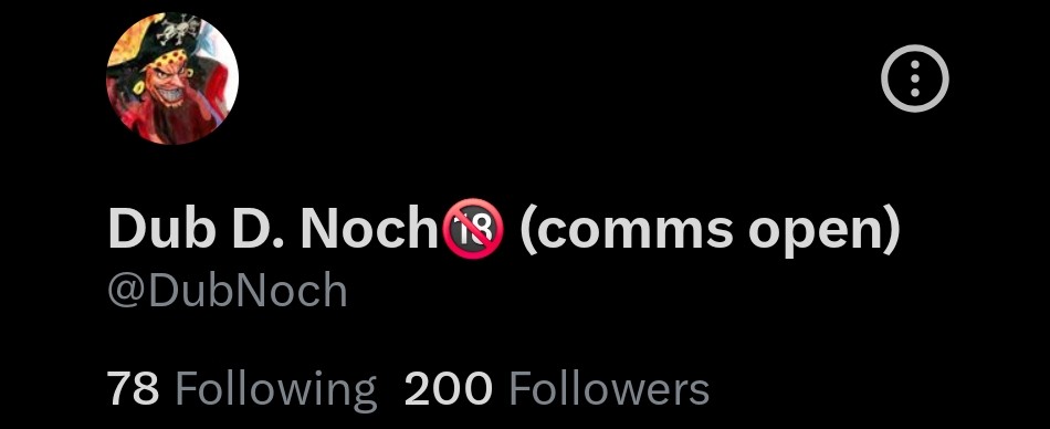 (HIATUS) Dub D. Noch🔞 (comms closed) tweet media