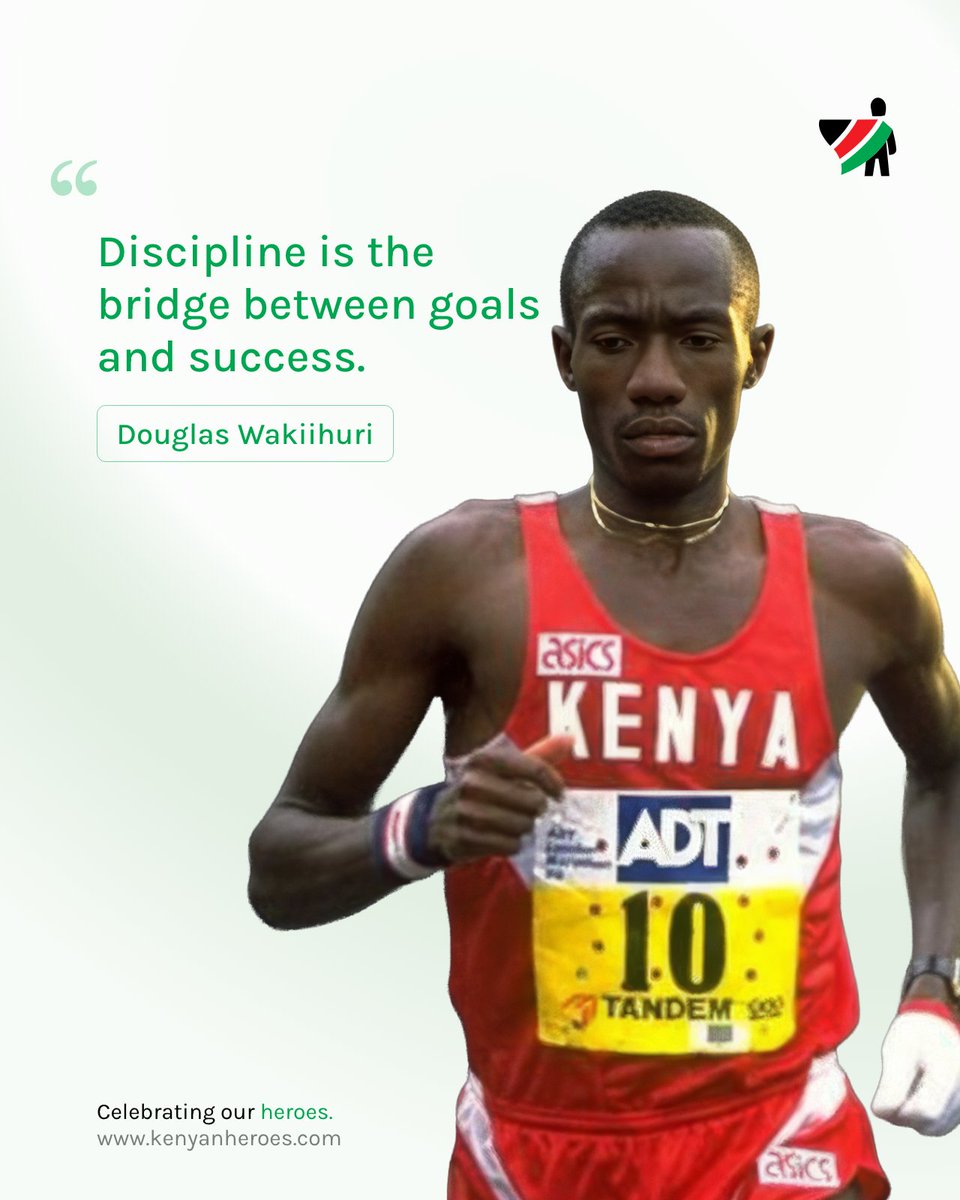 Rome ’87 wasn’t just a medal. It was the start of Kenya’s marathon story. Douglas Wakiihuri ran so others could dream bigger.

Did you know Douglas Wakiihuri was Kenya’s first world marathon champion? 

#KenyanHeroes