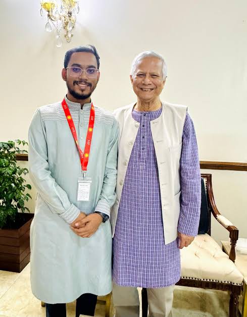 This is Hannan Masud, an NCP leader and newly elected MP from Noakhali-6. He has been accused of being involved in a wave of post-victory attacks on Hindu homes and properties in Noakhali, including allegations of ransacking houses, assaulting families, and damaging businesses.
