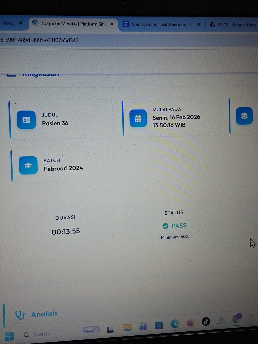 ararhzf's tweet photo. Nyobain cogni oscenya mediko seru juga ya ternyata wkwk 😎🤟 kek main game https://t.co/O0g6LNWP2g