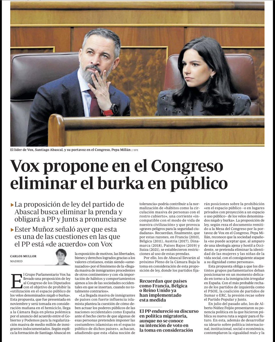 ¿Por qué dicen en Cope que “PP y VOX proponen” faltando a la verdad? ¿Que el PP ha dicho que votará a favor de la proposición de VOX? Bien está. Pero mentir no. Al César lo que es del César.