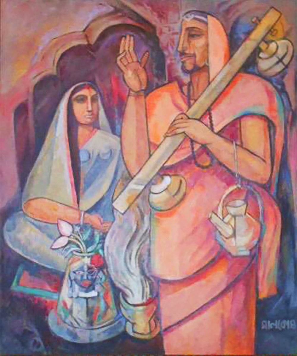 Artist Name: BIJAN CHOUDHURY
Size: 30 x 36 Inches
Medium: Oil on canvas

For more details please visit:
indianmasterpainters.com/product-single…