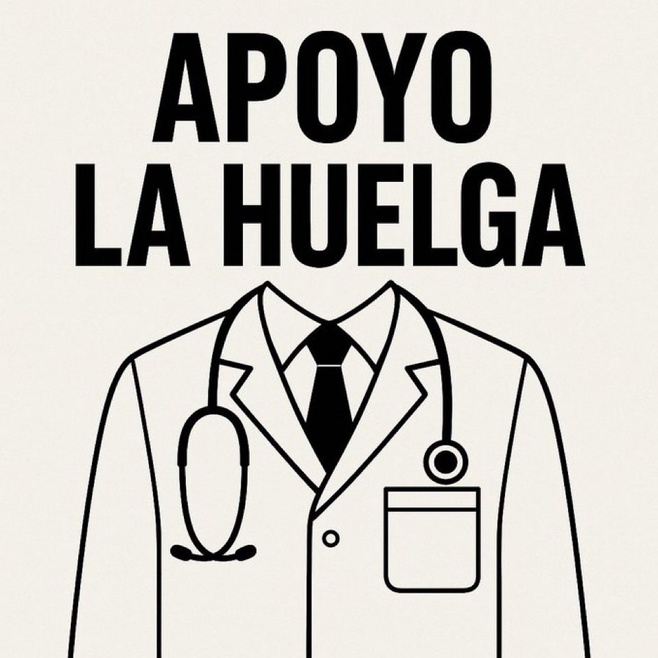 Esta semana los médicos españoles estamos en #HuelgaMedica 🥼✊🏻

#EstatutoPropio
#EstatutoMedico