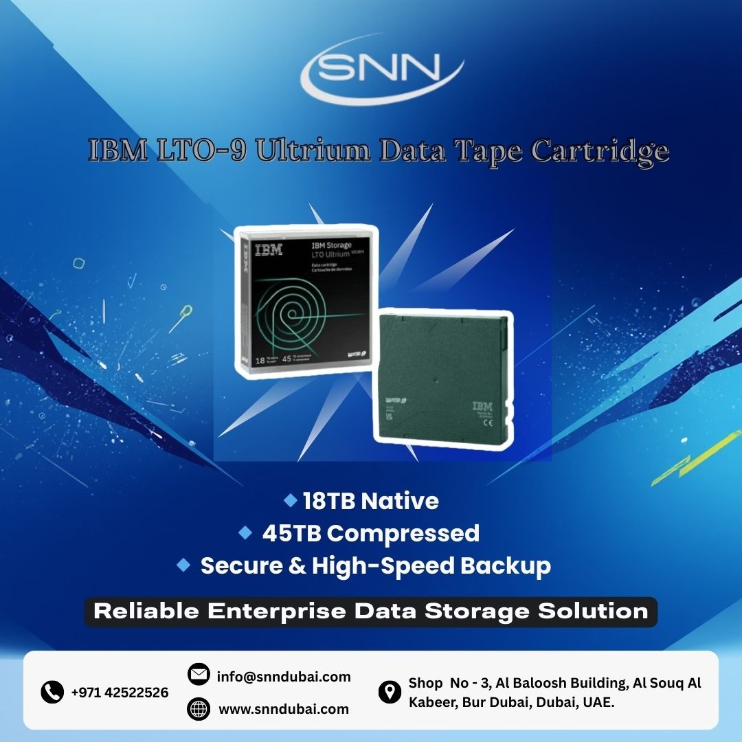 snndubai's tweet photo. IBM LTO-9 ensures high-speed, secure, and scalable backup β available now at SNN Dubai.
π Letβs build your IT future today!
π Visit us: Bur Dubai, UAE
π +971 42522526
π https://t.co/VDAM6NqnG3
.
.
.
.
#SNNDubai #IBMTape #LTO9 #BackupSolutions #EnterpriseIT #SecureBackup https://t.co/U959lKQNL1