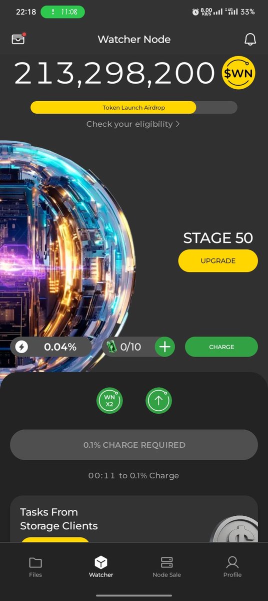 sammytoapp's tweet photo. Launching Watcher Node to secure @DeNetPro storage network, live from Nigeria! #WatchersEverywhere https://t.co/8fJnttkKZP