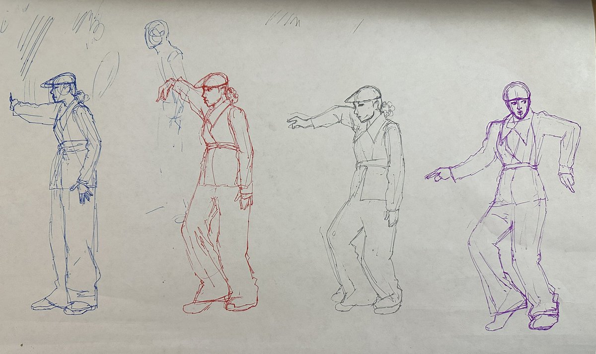 TheArtofaNinja's tweet photo. Some poses 
#rkgk #quicksketch #animation #figuredrawing #クロッキー #アタリ　#落書き　#スケッチ https://t.co/XT0VI23kVx