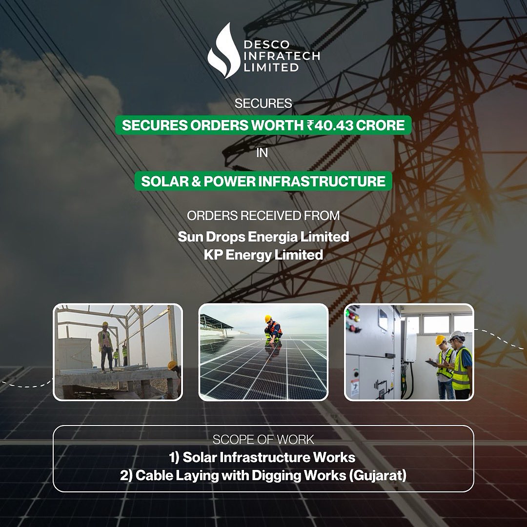 Desco Infratech Ltd tweet media