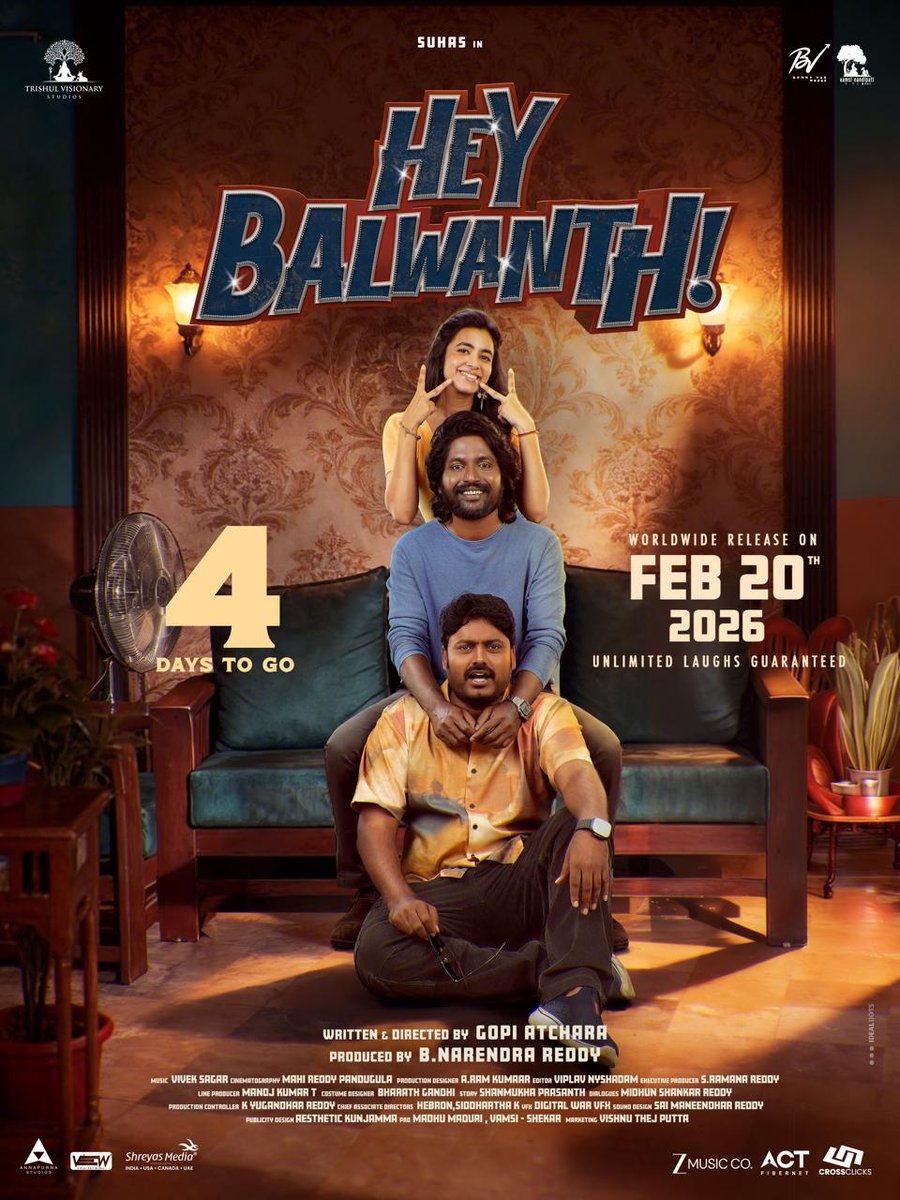 BoxOfficeGraph's tweet image. Title update: #HeyBhagawan is now #HeyBalwanth due to censor issues. The film is all set to release in theatres on February 20th.