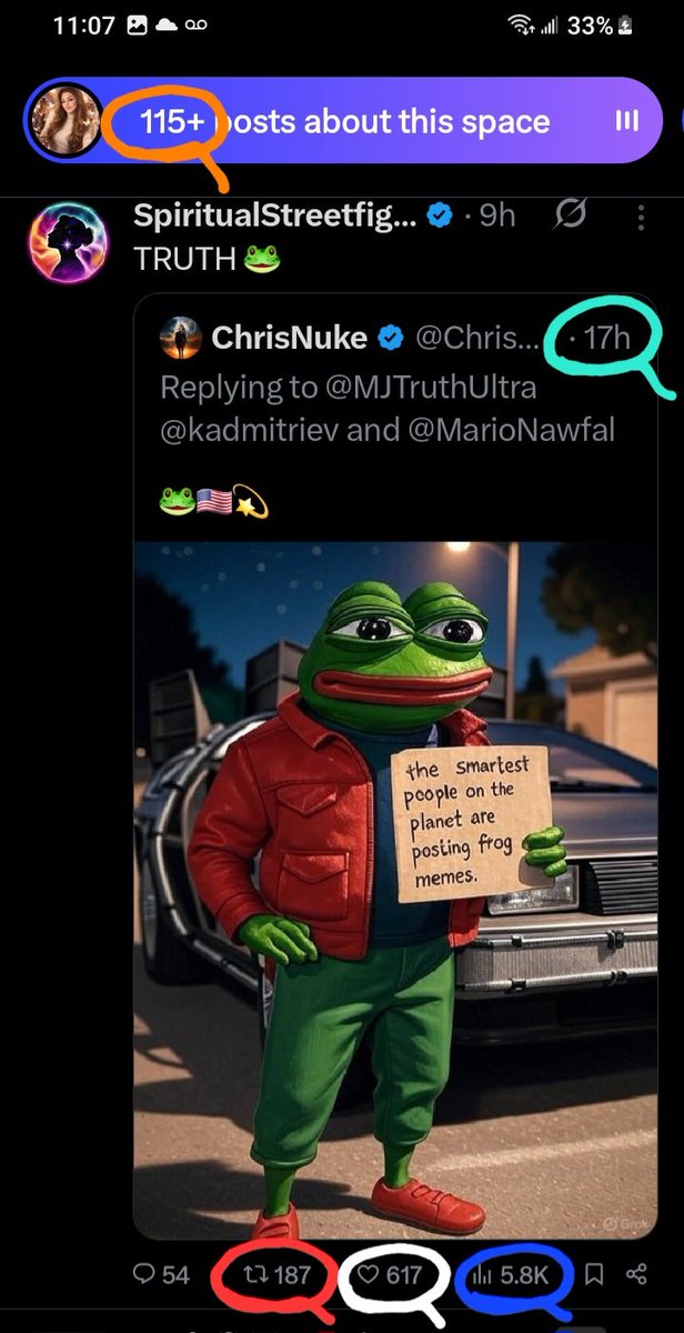 DeanDavis33's tweet image. 😎5️⃣8️⃣ #FiftyEight 
🐸1️⃣7️⃣ #Seventeen 
1️⃣1️⃣5️⃣ #OneOneFive 
6️⃣1️⃣7️⃣ #SixOneSeven 
🎰 #WhatAreTheOdds 🪽
1️⃣8️⃣7️⃣ #OneEightSeven 🐇