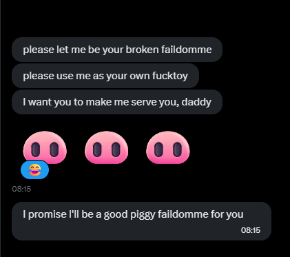 SimpyTW's tweet photo. while you pay your dumb domme this is her <3

she has no self esteem when it comes to pleasing my scamcock

Come and join her at my feets subby 😍 https://t.co/6CECYYmZhb
