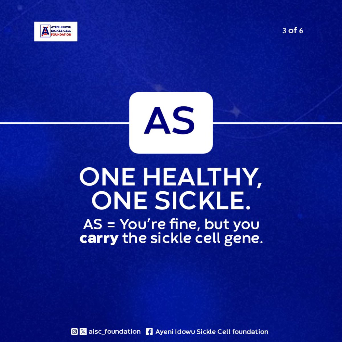 AYENI IDOWU SICKLE CELL FOUNDATION tweet media